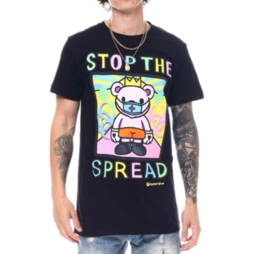 2PC Reason Stop The Spread T-Shirt and Mask Set